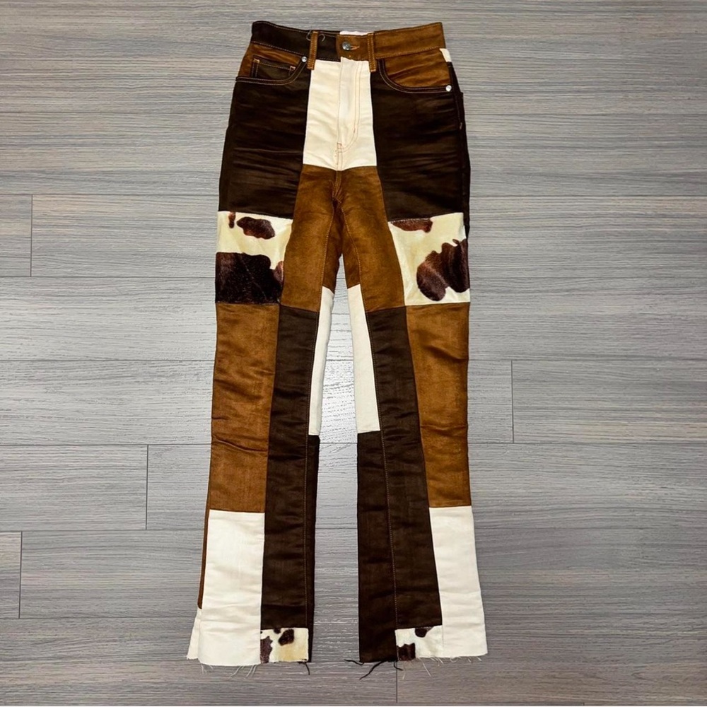 REVICE: Bonnie & Clyde Cow Print Pants